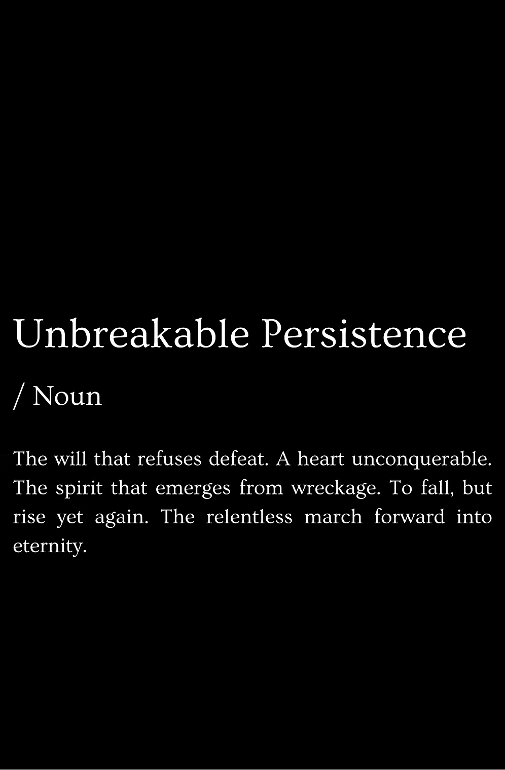 Unbreakable Persistence Hoodie